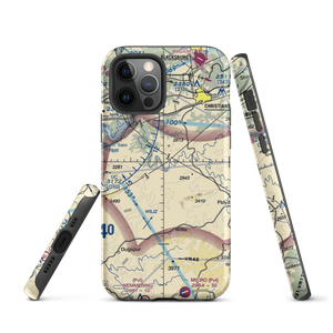 Alum Ridge STOLport (09VA) VFR Sectional  Tough iPhone Case