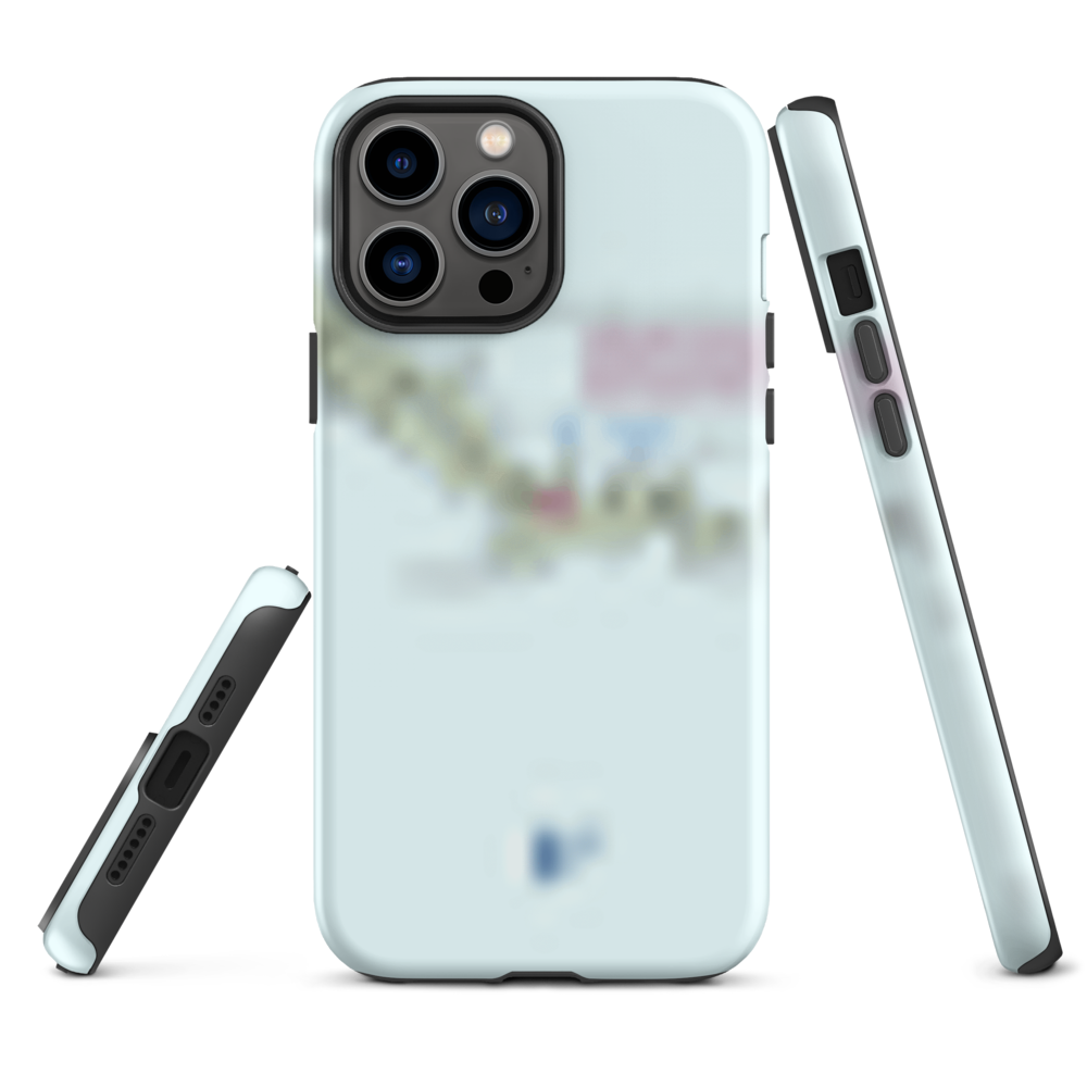 Amchitka Army Airfield (AHT) VFR Sectional  Tough iPhone Case iPhone 13 Pro Max model shown