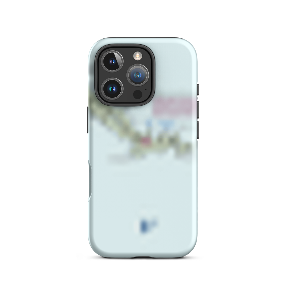 Amchitka Army Airfield (AHT) VFR Sectional  Tough iPhone Case iPhone 16 Pro model shown