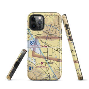 Amedee Army Air Field (AHC) VFR Sectional  Tough iPhone Case