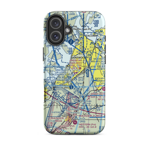 American Lake Seaplane Base (W37) VFR Sectional  Tough iPhone Case