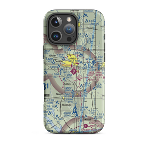 Ames Municipal Airport (AMW) VFR Sectional  Tough iPhone Case