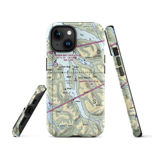 Amook Bay Seaplane Base (AK81) VFR Sectional  Tough iPhone Case