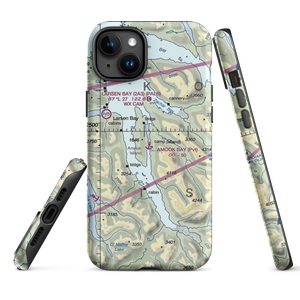 Amook Bay Seaplane Base (AOS) VFR Sectional  Tough iPhone Case