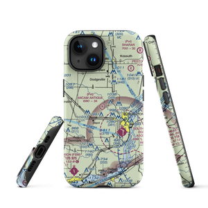 Ancam Antique Airfield (19IA) VFR Sectional  Tough iPhone Case