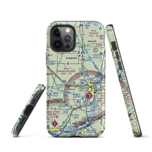 Ancam Antique Airfield (19IA) VFR Sectional  Tough iPhone Case