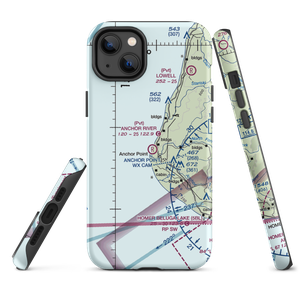 Anchor River Airpark (AK00) VFR Sectional  Tough iPhone Case