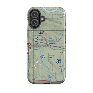 Anderson Aerial Spraying Airport (SD78) VFR Sectional  Tough iPhone Case