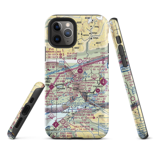 Anderson Lake Airport (0AK1) VFR Sectional  Tough iPhone Case