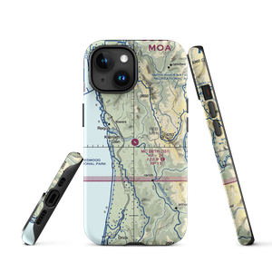 Andy Mc Beth Airport (S51) VFR Sectional  Tough iPhone Case