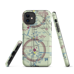 Angle Bar M Airport (MU07) VFR Sectional  Tough iPhone Case