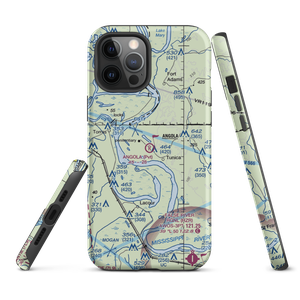 Angola Airstrip (LA67) VFR Sectional  Tough iPhone Case