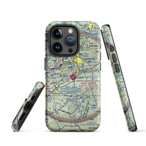 Anniston Regional Airport (ANB) VFR Sectional  Tough iPhone Case