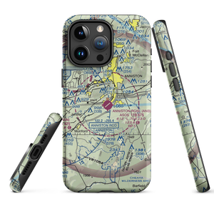 Anniston Regional Airport (ANB) VFR Sectional  Tough iPhone Case