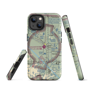 Antelope County Airport (4V9) VFR Sectional  Tough iPhone Case