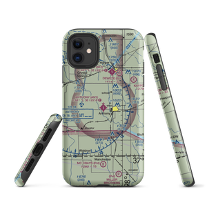 Anthony Municipal Airport (ANY) VFR Sectional  Tough iPhone Case