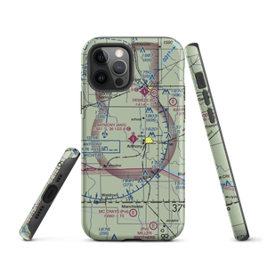 Anthony Municipal Airport (ANY) VFR Sectional  Tough iPhone Case