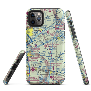 Antique Acres Airpark (OH65) VFR Sectional  Tough iPhone Case