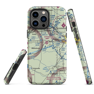 Antique Airfield (IA27) VFR Sectional  Tough iPhone Case