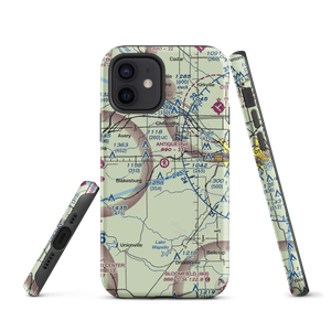 Antique Airfield (IA27) VFR Sectional  Tough iPhone Case