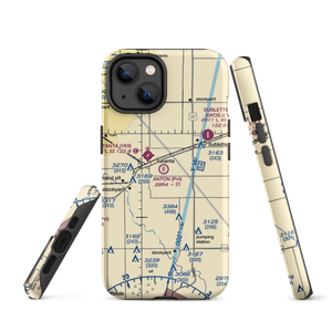 Anton Flying Uv Airport (SN98) VFR Sectional  Tough iPhone Case