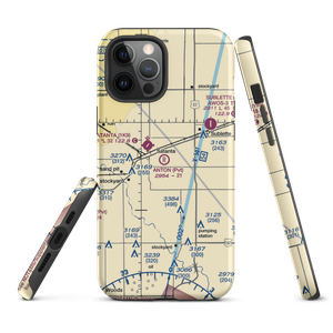 Anton Flying Uv Airport (SN98) VFR Sectional  Tough iPhone Case