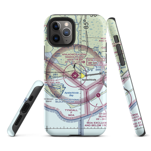 Apalachicola Regional Airport (AAF) VFR Sectional  Tough iPhone Case