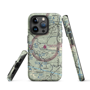 Appalachian Regional Airport (EBD) VFR Sectional  Tough iPhone Case