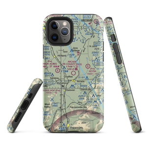 Arcade Tri County Airport (D23) VFR Sectional  Tough iPhone Case