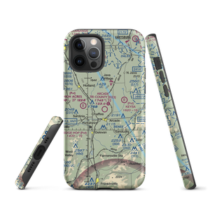 Arcade Tri County Airport (D23) VFR Sectional  Tough iPhone Case