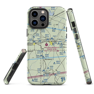 Arcadia Bienville Parish Airport (5F0) VFR Sectional  Tough iPhone Case