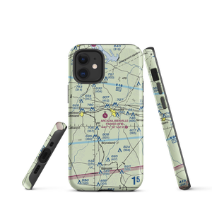 Arcadia Bienville Parish Airport (5F0) VFR Sectional  Tough iPhone Case