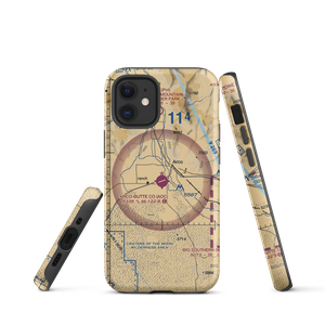 Arco Butte County Airport (AOC) VFR Sectional  Tough iPhone Case