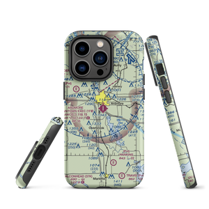Ardmore Downtown Executive Airport (1F0) VFR Sectional  Tough iPhone Case