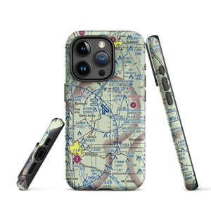 Ardmore Municipal Airport (ADM) VFR Sectional  Tough iPhone Case