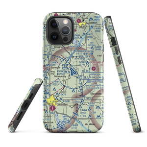 Ardmore Municipal Airport (ADM) VFR Sectional  Tough iPhone Case