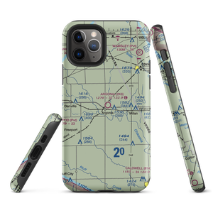 Argonia Municipal Airport (2K8) VFR Sectional  Tough iPhone Case