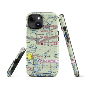 Arkavalley Airport (12A) VFR Sectional  Tough iPhone Case