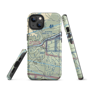 Arlington Municipal Airport (1S8) VFR Sectional  Tough iPhone Case