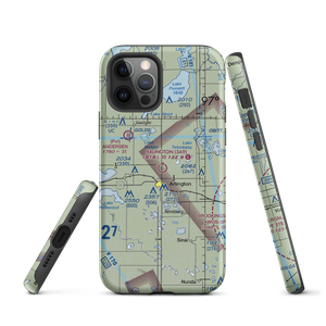 Arlington Municipal Airport (3A9) VFR Sectional  Tough iPhone Case