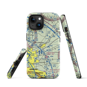 Arlington Municipal Airport (LHC) VFR Sectional  Tough iPhone Case