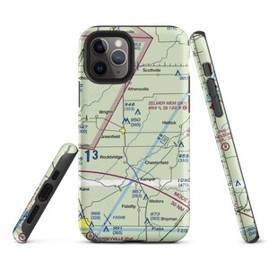 Arras RLA Restricted Landing Area (IS82) VFR Sectional  Tough iPhone Case
