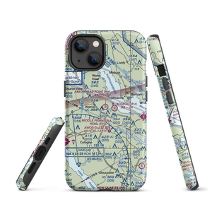 Arrowhead Point Airport (2VA6) VFR Sectional  Tough iPhone Case