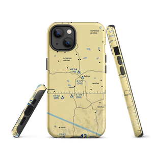 Arthur Municipal Airport (38V) VFR Sectional  Tough iPhone Case