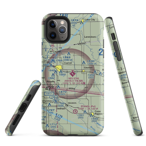 Arthur N Neu Airport (CIN) VFR Sectional  Tough iPhone Case