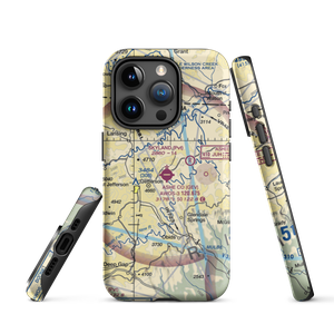 Ashe County Airport (GEV) VFR Sectional  Tough iPhone Case