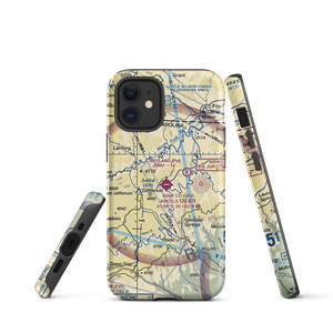 Ashe County Airport (GEV) VFR Sectional  Tough iPhone Case