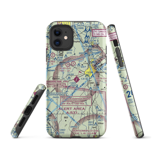 Asheboro Regional Airport (HBI) VFR Sectional  Tough iPhone Case