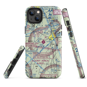 Asheboro Regional Airport (HBI) VFR Sectional  Tough iPhone Case