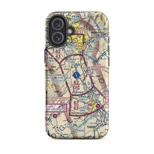 Asheville Regional Airport (AVL) VFR Sectional  Tough iPhone Case